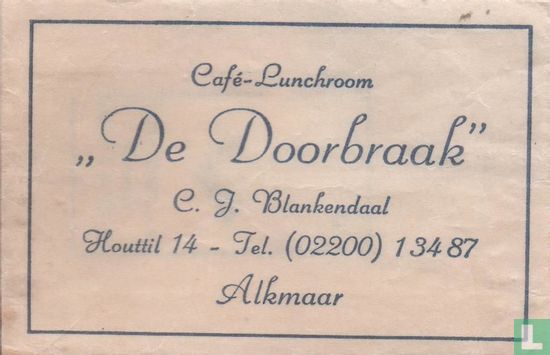 Café Lunchroom "De Doorbraak" - Image 1
