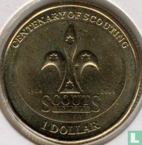 Australie 1 dollar 2008 "Centenary of scouting in Australia" - Image 2
