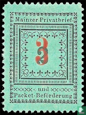 Number (with overprint) 