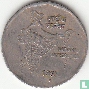 Inde 2 rupees 1997 (Mumbai) - Image 1