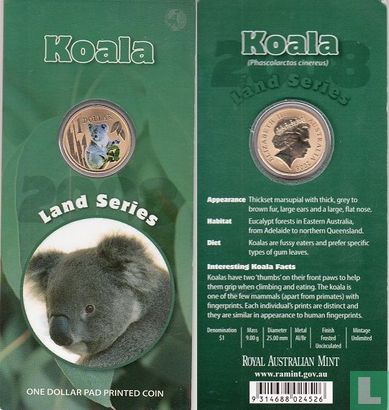 Australia 1 dollar 2008 "Koala" - Image 3