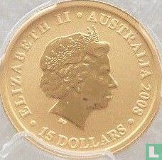 Australien 15 Dollar 2008 "Kangaroo" - Bild 1