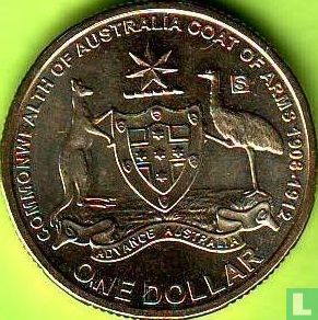 Australien 1 Dollar 2008 (S) "100th Anniversary of the Original Coat of Arms" - Bild 2