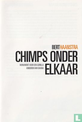 Bert Haanstra - Chimps onder elkaar - Afbeelding 1