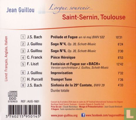 L'orgue souvenir  St. Sernin Toulouse - Image 2