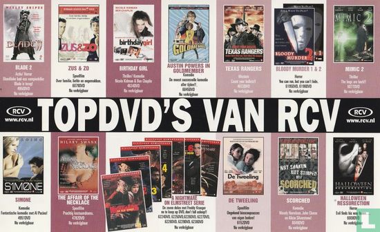 Top DVD'S van RCV - Afbeelding 1