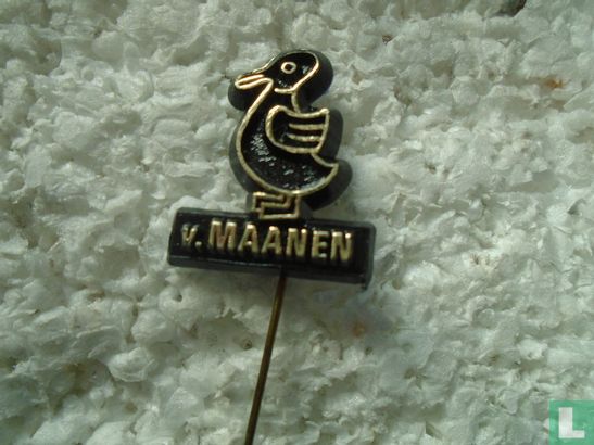 v. Maanen (duck) [gold on black]