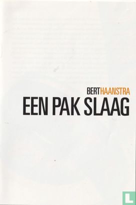 Bert Haanstra - Een pak slaag - Afbeelding 1