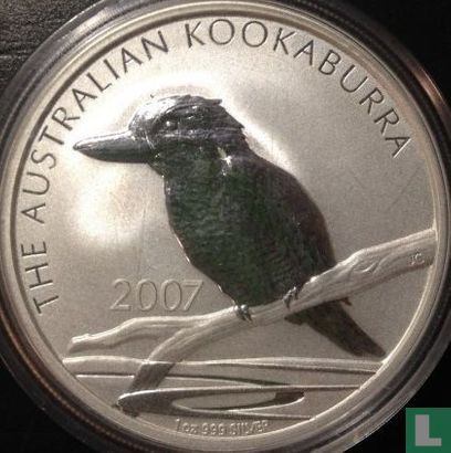 Australië 1 dollar 2007 (kleurloos) "Kookaburra" - Afbeelding 1