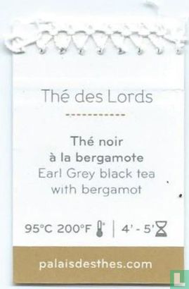 Thé des Lords / Thé des Lords Thé noir à la bergamote Earl Grey black te with bergamot   - Image 2