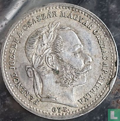 Hongarije 20 krajczar 1869 (GYF) - Afbeelding 2