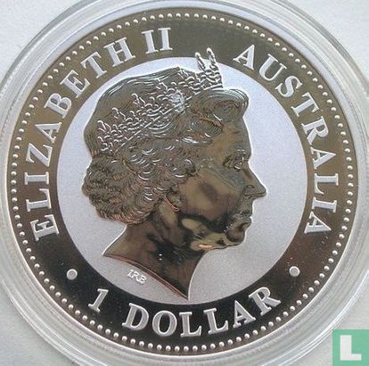 Australia 1 dollar 2005 (colourless - without privy mark) "Kookaburra" - Image 2