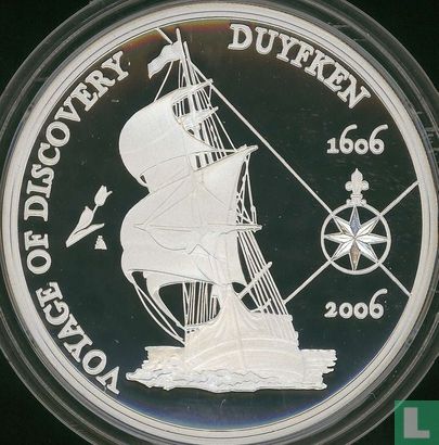 Australia 5 dollars 2006 (PROOF) "400th anniversary of the Duyfken's exploration of Australia" - Image 2