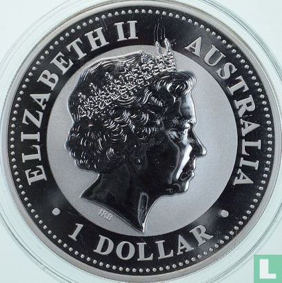 Australië 1 dollar 2004 (kleurloos) "Kookaburra" - Afbeelding 2
