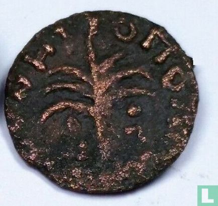 Reifen, Phönizien  AE15  (Palme, Tyche)  121-122 CE - Bild 1