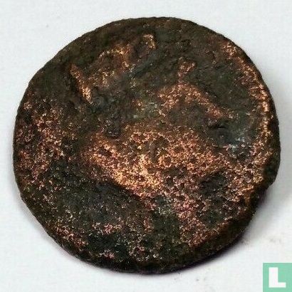 Tyre, Phoenicia  AE15   (palm tree, Tyche)  121-122 CE - Image 2