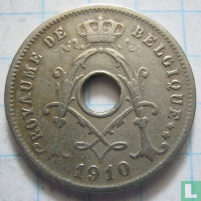 Belgique 5 centimes 1910 (FRA) - Image 1