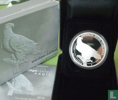 Australia 1 dollar 2016 (PROOF) "Wedge Tailed Eagle" - Image 3