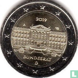 Duitsland 2 euro 2019 (A) "70th anniversary Foundation of the Bundesrat" - Afbeelding 1