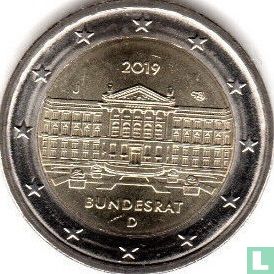 Duitsland 2 euro 2019 (J) "70th anniversary Foundation of the Bundesrat" - Afbeelding 1