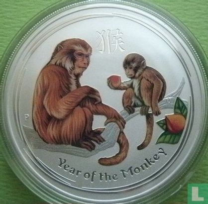 Australie 8 dollars 2016 (coloré) "Year of the Monkey" - Image 2