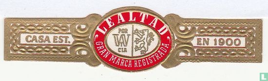 Lealtad por W y Cia gran Marca Registrada - Casa est. - en 1900 - Image 1