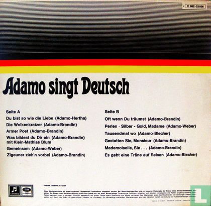 Adamo singt Deutsch - Image 2