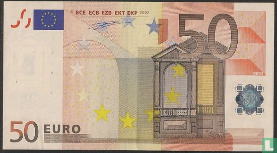 Zone Euro 50 Euro P-G-Du - Image 1
