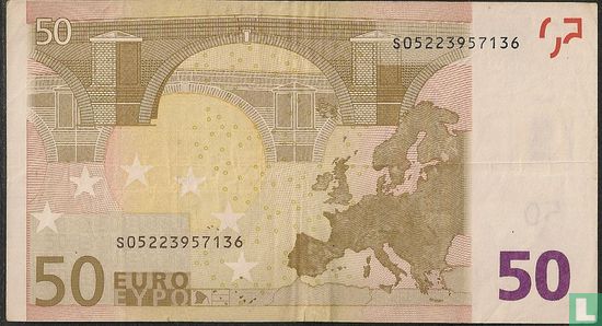Eurozone 50 Euro S-J-Du - Afbeelding 2