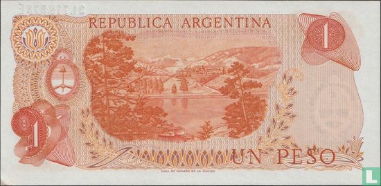 Argentinië 1 Peso ND (1974) - Afbeelding 2
