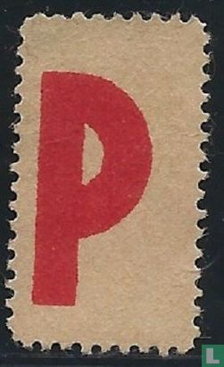 "P" postlabel