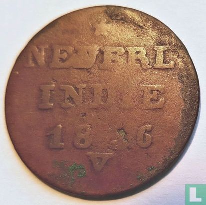 Indes néerlandaises 2 cents 1836 - Image 1