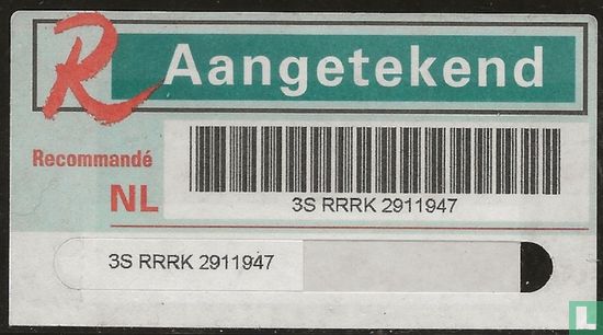 NL - Aangetekend - Recommandé - barcode
