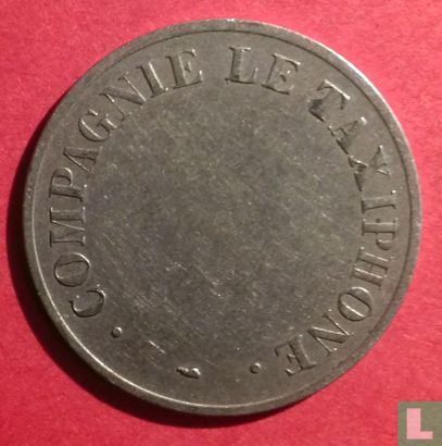 Frankrijk "Compagnie le taxiphone" (24 mm; koper-nikkel muntslag)  - Bild 1
