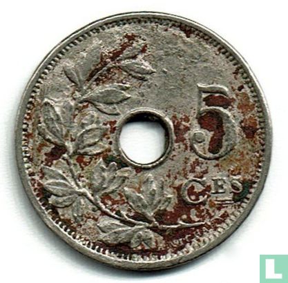 België 5 centimes 1905 (FRA - A WICHAUX) - Afbeelding 2