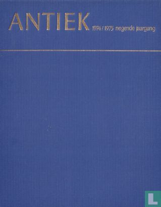 Antiek Verzamelband ANTIEK 1974/1975 negende jaargang - Afbeelding 1