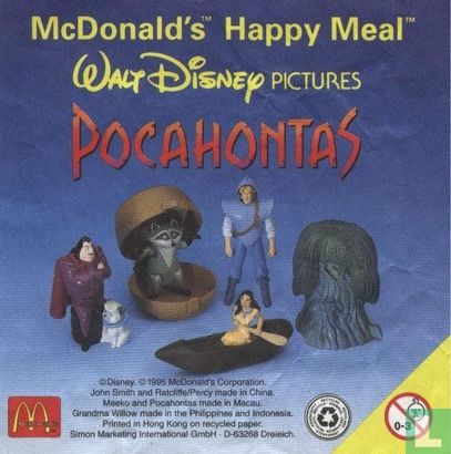 Happy Meal 1995: Pocahontas - Afbeelding 1