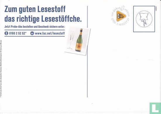 44947 - Frankfurter Allgemeine "Zum guten Lesestoff..." - Afbeelding 2