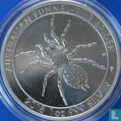 Australië 1 dollar 2015 "Australian Funnel - Web Spider" - Afbeelding 1