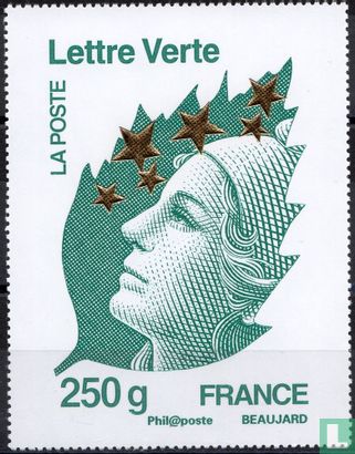 Mariane de l'Europe (type Beaujard)