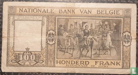 Belgium 100 Francs 1948 - Image 2