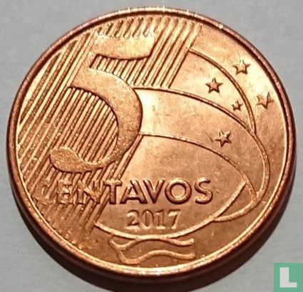 Brazilië 5 centavos 2017 - Afbeelding 1