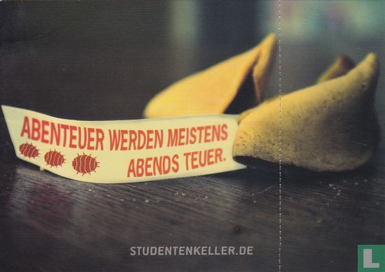 Studentenkeller Rostock 2012/01 "Abenteuer Werden Meistens Abends Teuer" - Afbeelding 1