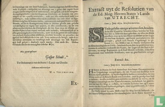 Extracten uyt de Resolutien van de Ed. Mog. Heeren Staten 's Lands van Utrecht - Image 3