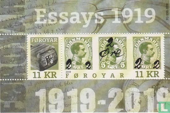 Eeuwfeest Voorlopige Faroese Postzegels