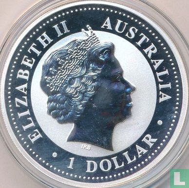 Australië 1 dollar 2001 (zonder privy merk) "Kookaburra" - Afbeelding 2
