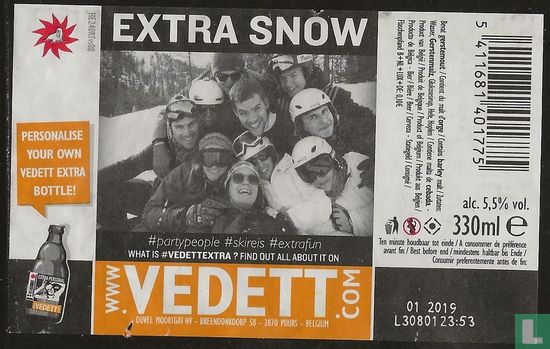 Vedett Extra Ordinary IPA - Extra Snow - Image 2