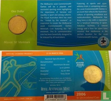 Australië 1 dollar 2006 "Commonwealth Games in Melbourne" - Afbeelding 3