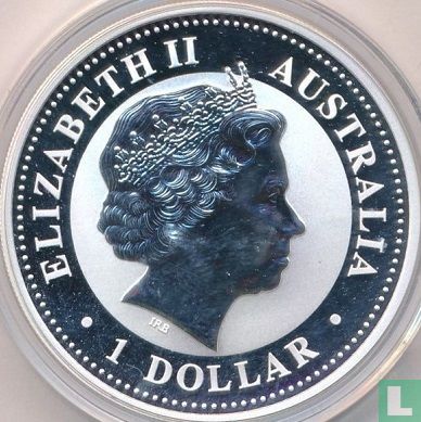 Australien 1 Dollar 2002 (ungefärbte) "Kookaburra" - Bild 2