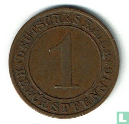 Empire allemand 1 reichspfennig 1924 (A) - Image 2